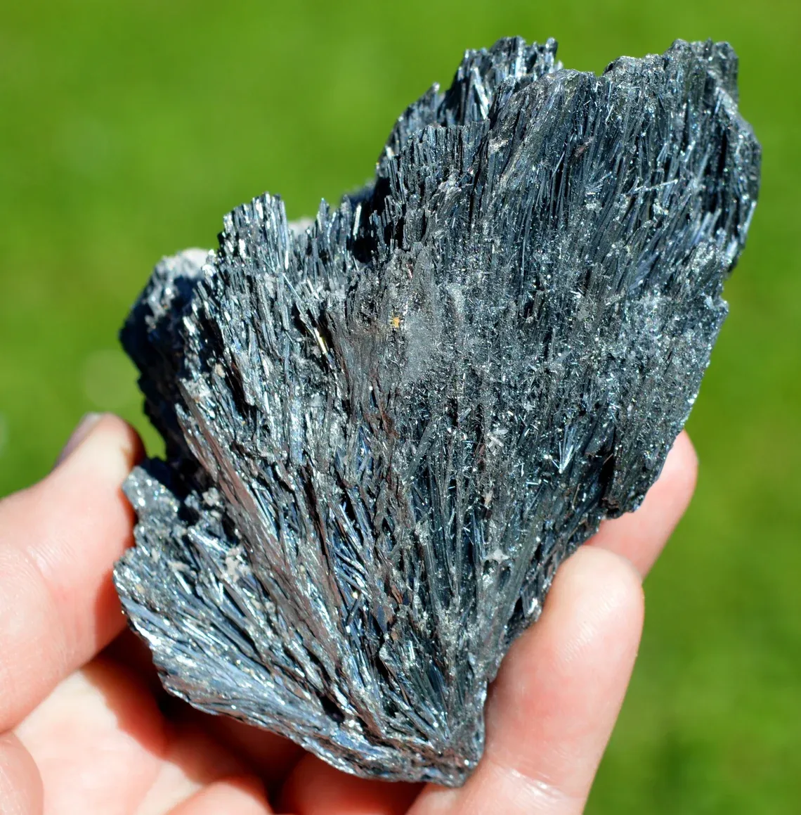 Stibnite & Barite - 458 grams - Herja Mine, Baia Mare, Maramureș, Romania - image 6