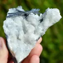 Stibnite & Calcite - 288 grams - Xikuangshan Sb deposit, Lengshuijiang Co., Loudi, Hunan, China - image 3