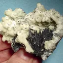 Stibnite, Calcite - image 1