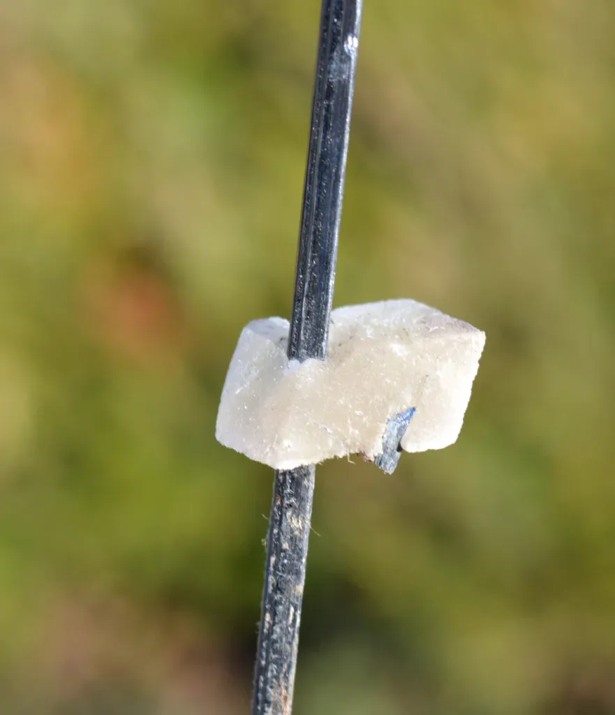 Stibnite & Calcite - 5 grams - Xikuangshan Sb deposit, Lengshuijiang Co., Loudi, Hunan, China - image 6