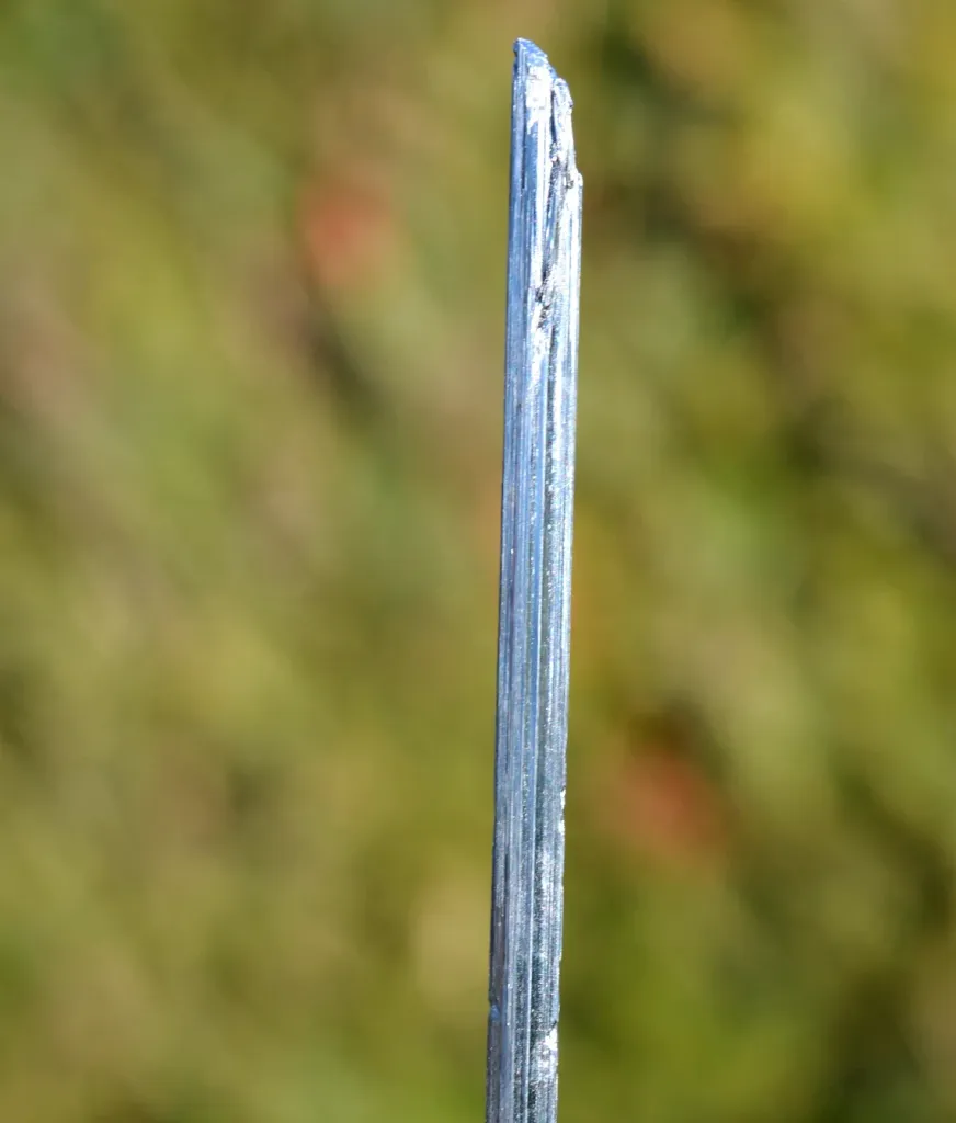 Stibnite & Calcite - 5 grams - Xikuangshan Sb deposit, Lengshuijiang Co., Loudi, Hunan, China - image 3