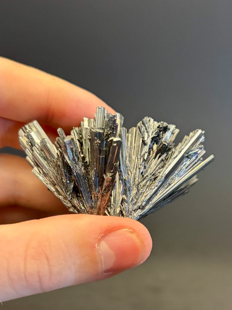 Stibnite from Herja Mine, Baia Mare, Maramureș County, Romania - image 5