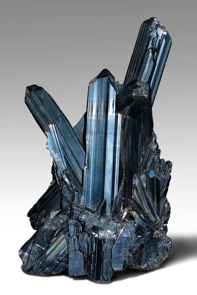 Stibnite from Ichinokawa Mine, Shikoku Island, Japan image