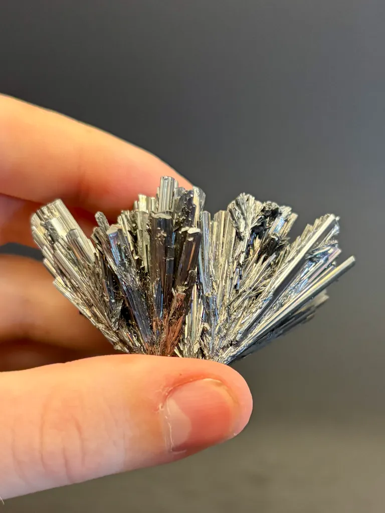 Stibnite from Romania, Maramureș County, Baia Mare, Herja Mine - image 5