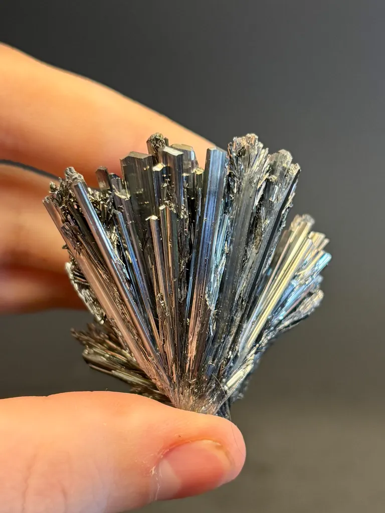Stibnite from Romania, Maramureș County, Baia Mare, Herja Mine - image 3