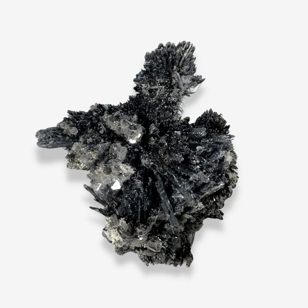 Stibnite from Romania, Maramureș County, Baia Mare, Herja Mine - image 2