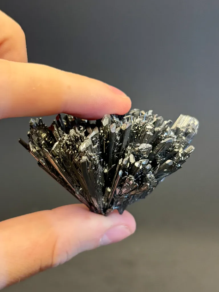 Stibnite from Romania, Maramureș County, Baia Mare, Herja Mine - image 4