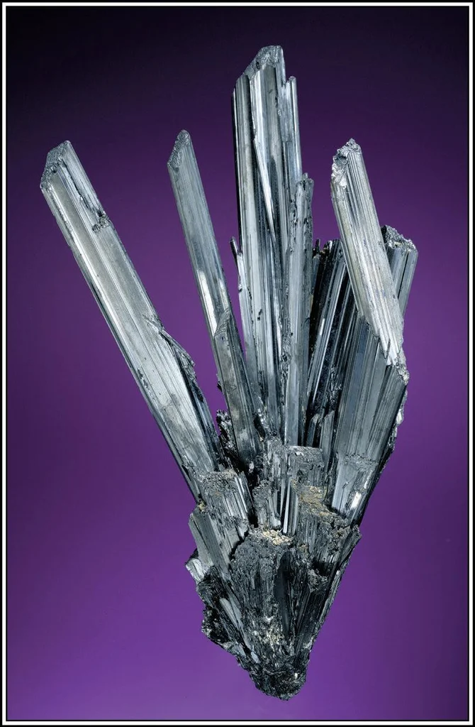 Stibnite from White Caps Mine, Nevada, USA - image 2