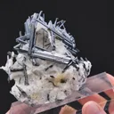 Stibnite in Calcite - image 2