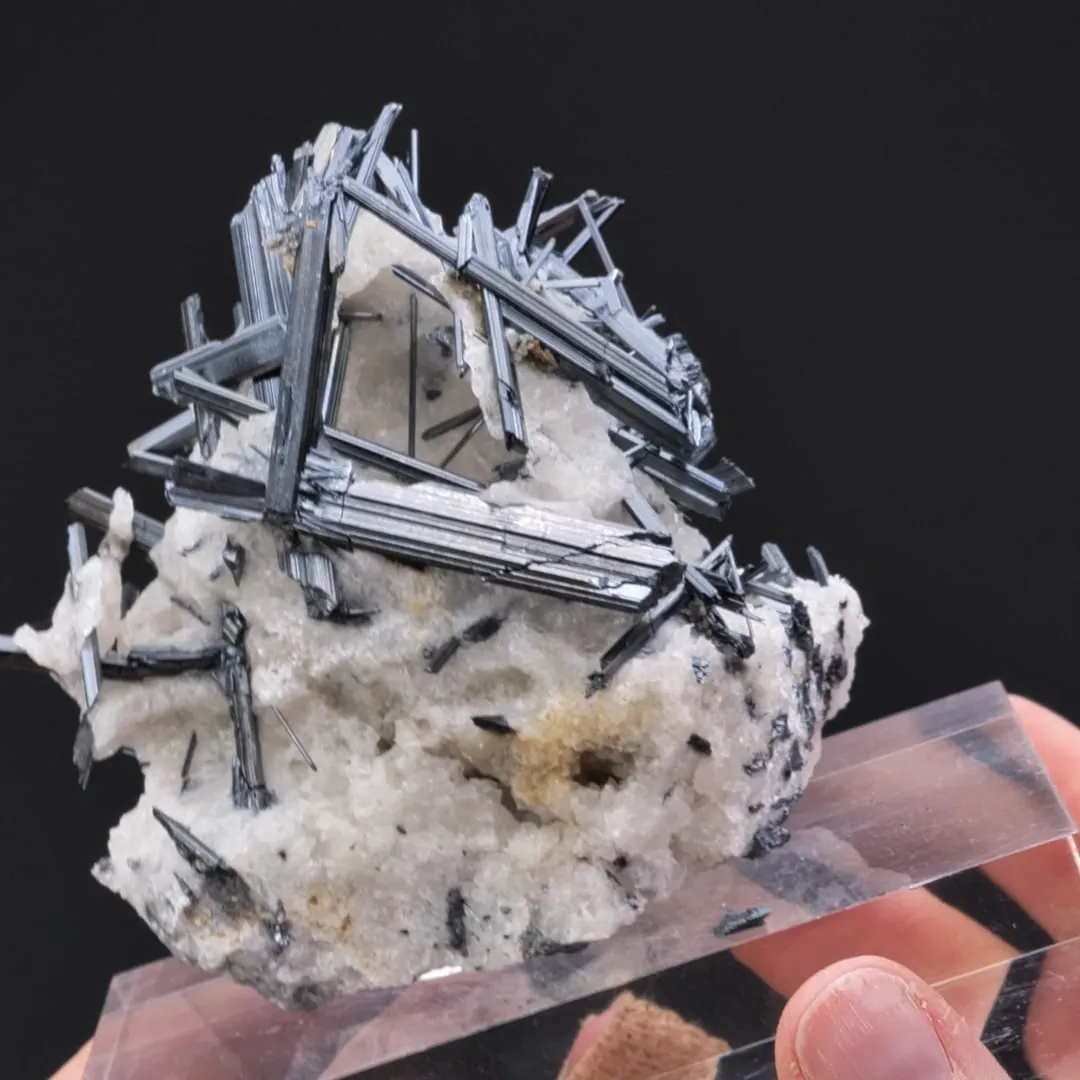Stibnite in Calcite - image 2