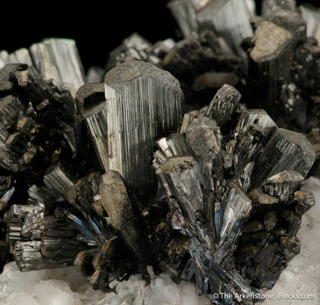 Stibnite on Calcite - image 5