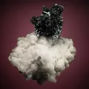 Stibnite on Calcite - image 3