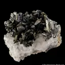 Stibnite on Calcite - image 1