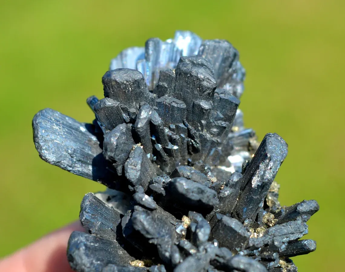 Stibnite & Pyrite Quartz 133 grams - Cizma mine, Cizma, Mica valley, Maramureș County, Romania - image 7