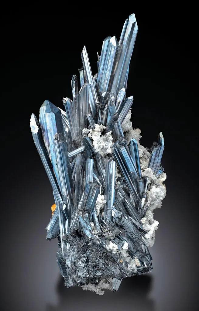 Stibnite, Quartz image