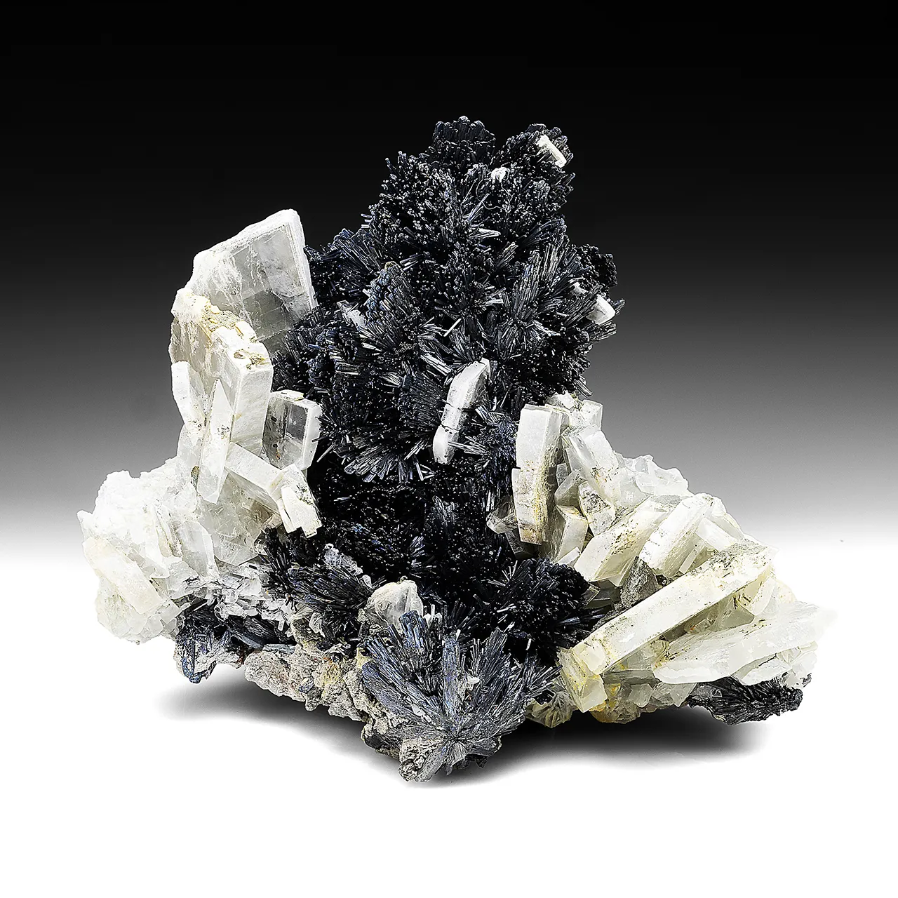 Stibnite with Barite - image 1