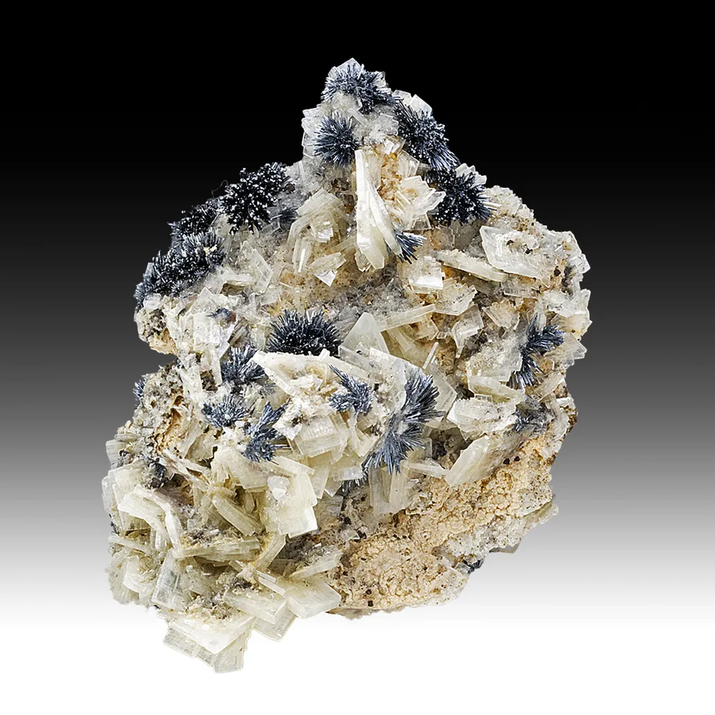 Stibnite with Barite image