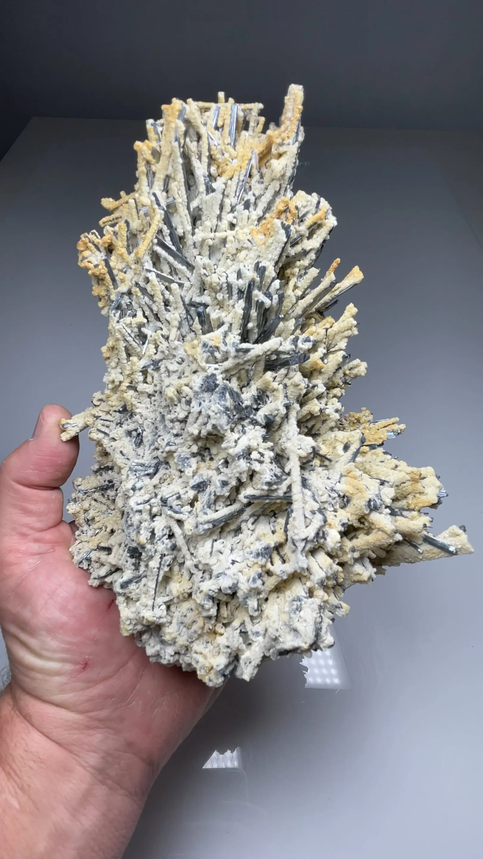 Stibnite with Barite - image 2