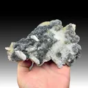 Stibnite with Barite, Quartz - image 1