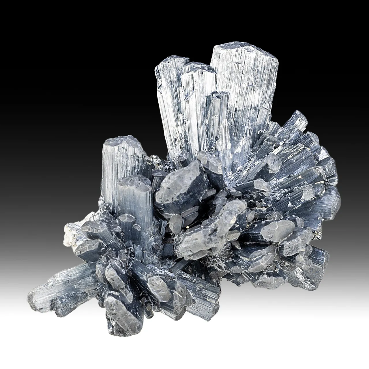 Stibnite with Calcite - image 1