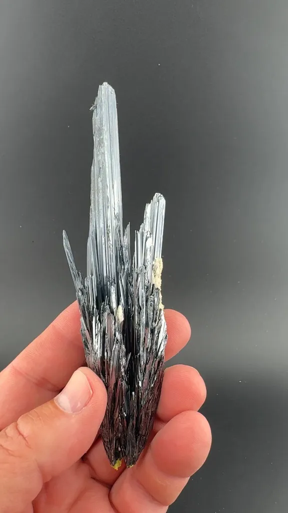 Stibnite with Calcite image