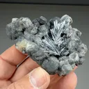 Stibnite with Calcite - image 2