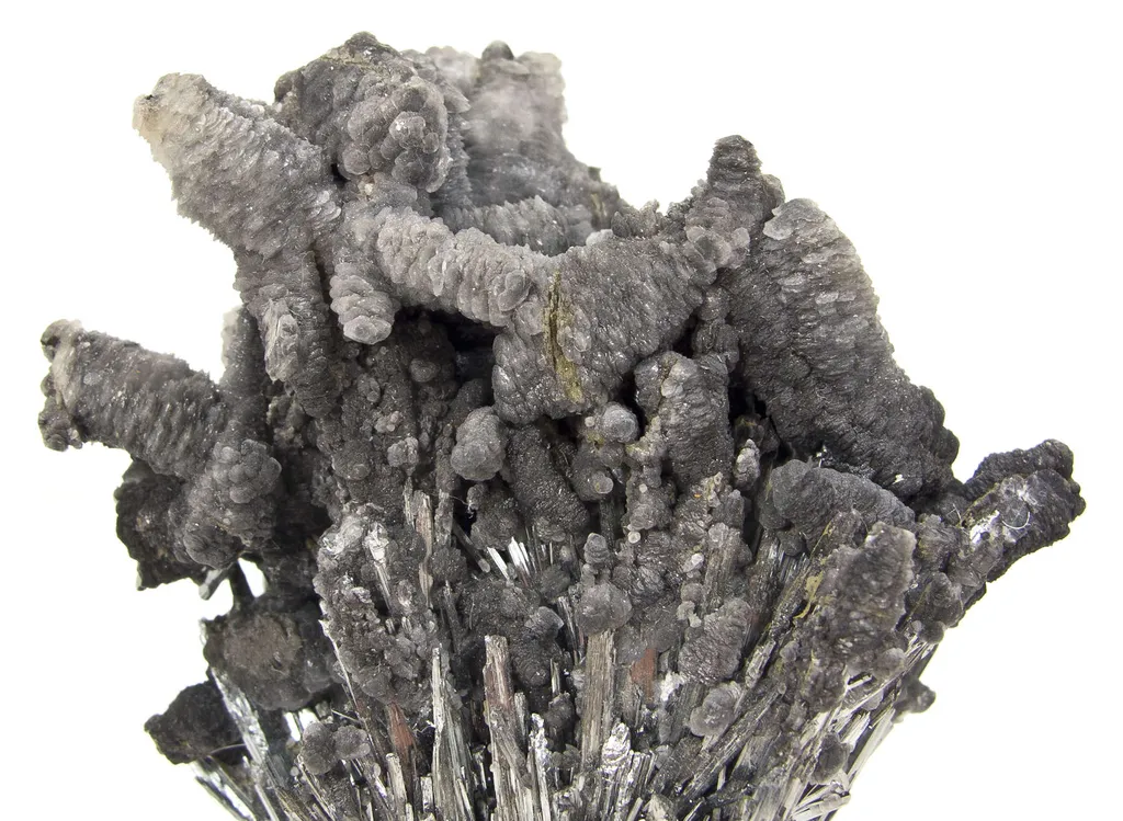 Stibnite With Calcite - image 2