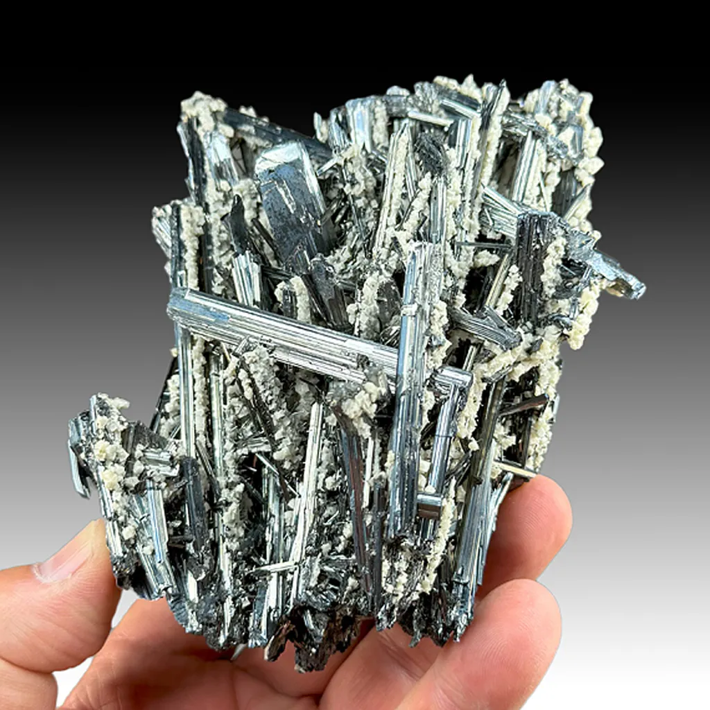 Stibnite with Calcite image