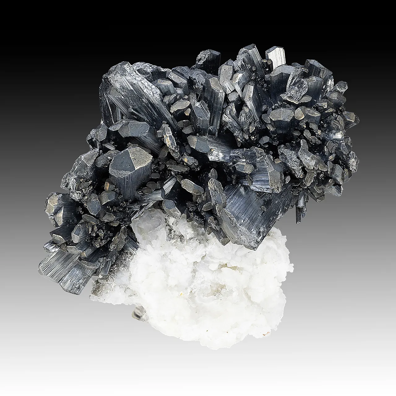 Stibnite with Calcite - image 1