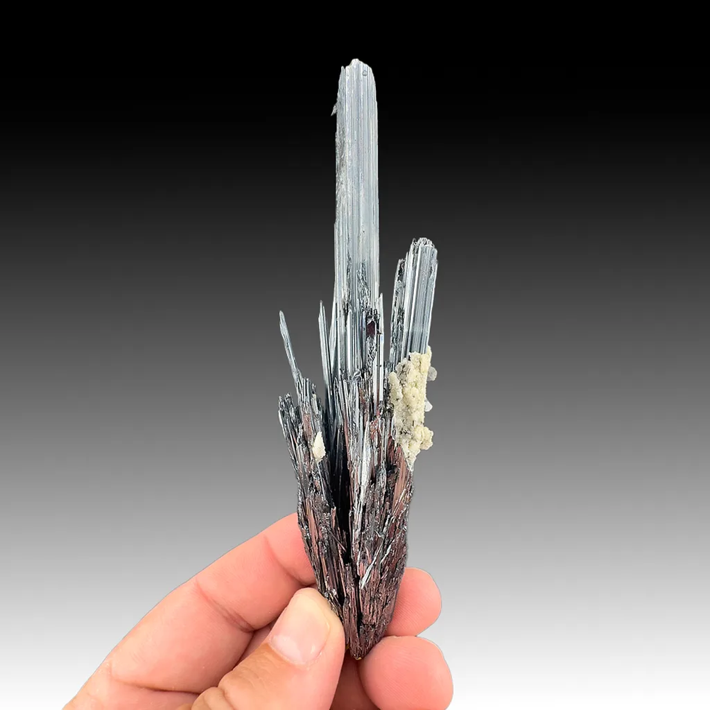 Stibnite with Calcite - image 1