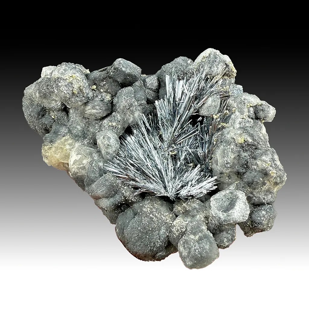 Stibnite with Calcite image