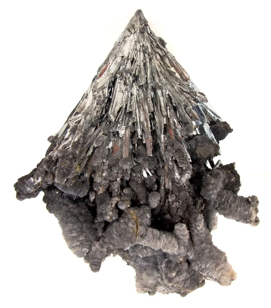 Stibnite With Calcite image