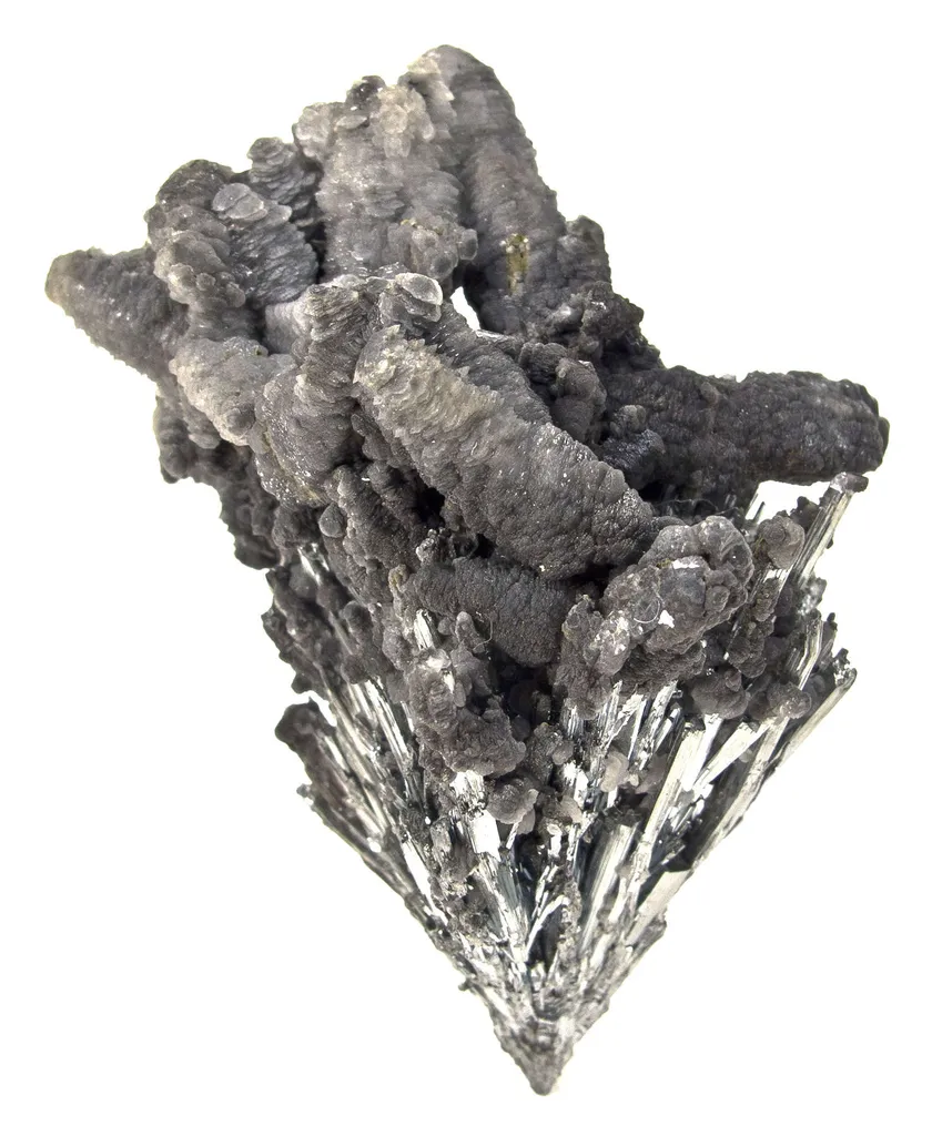 Stibnite With Calcite - image 4