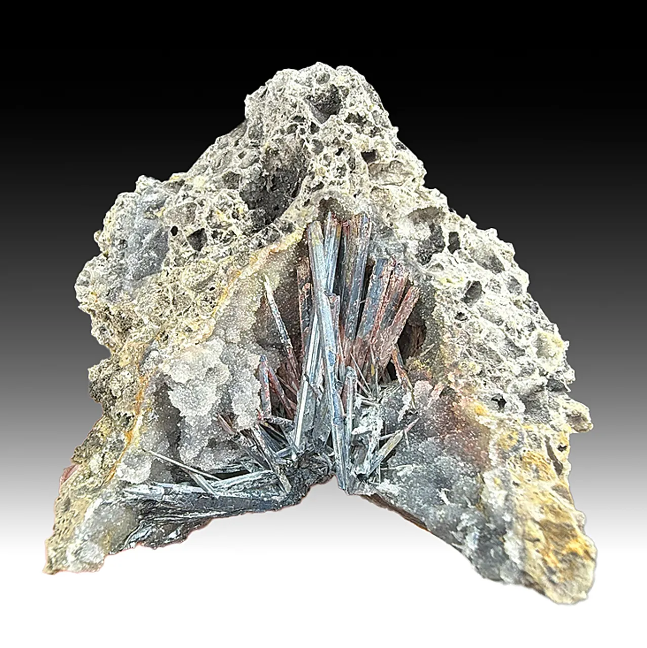 Stibnite with Kermesite - image 1
