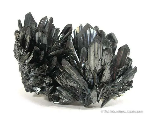 Stibnite (With Minor Baryte) image