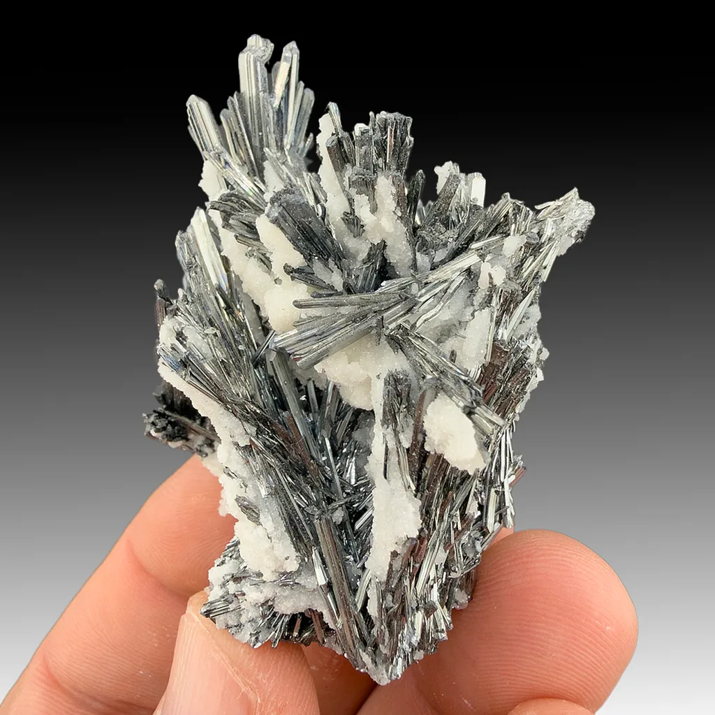 Stibnite with Quartz - image 1