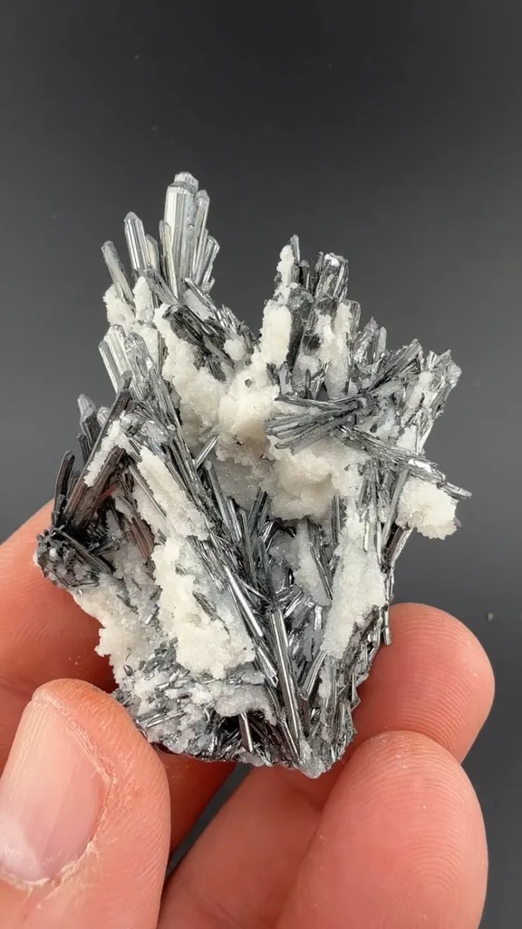 Stibnite with Quartz - image 1