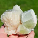 Stilbite and Apophyllite 410 grams - Pune District, Maharashtra, India - image 1