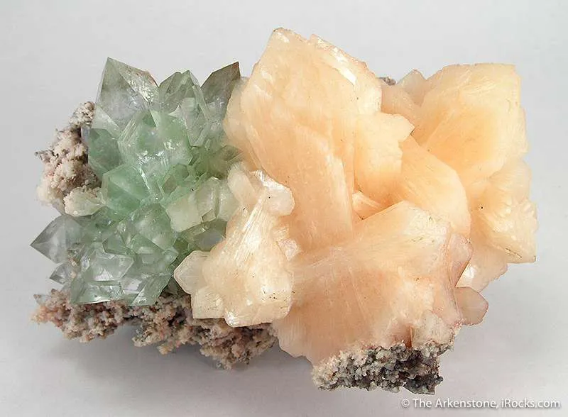 Stilbite And Fluorapophyllite - image 1