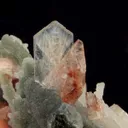 Stilbite and Heulandite on Quartz Var. Chalcedony - image 4