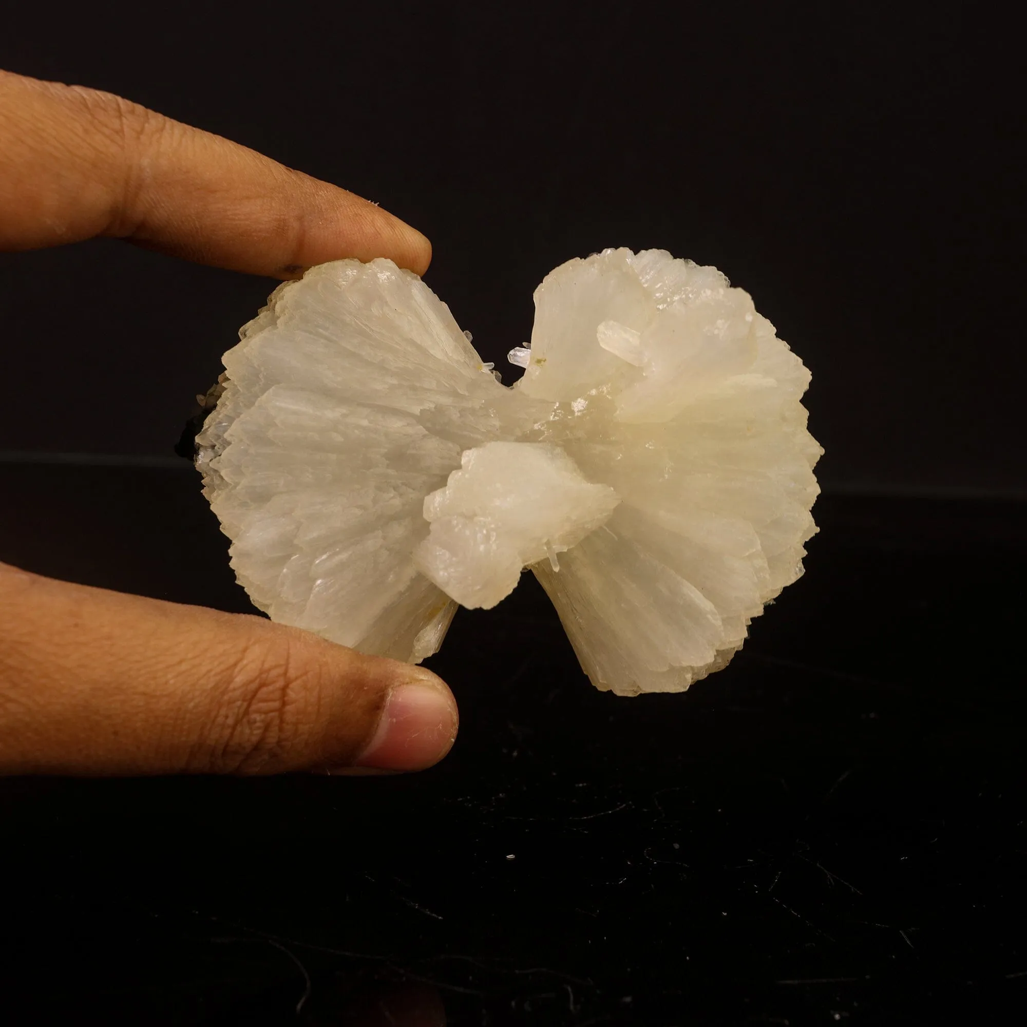 Stilbite Bow Natural Mineral Specimen - image 4