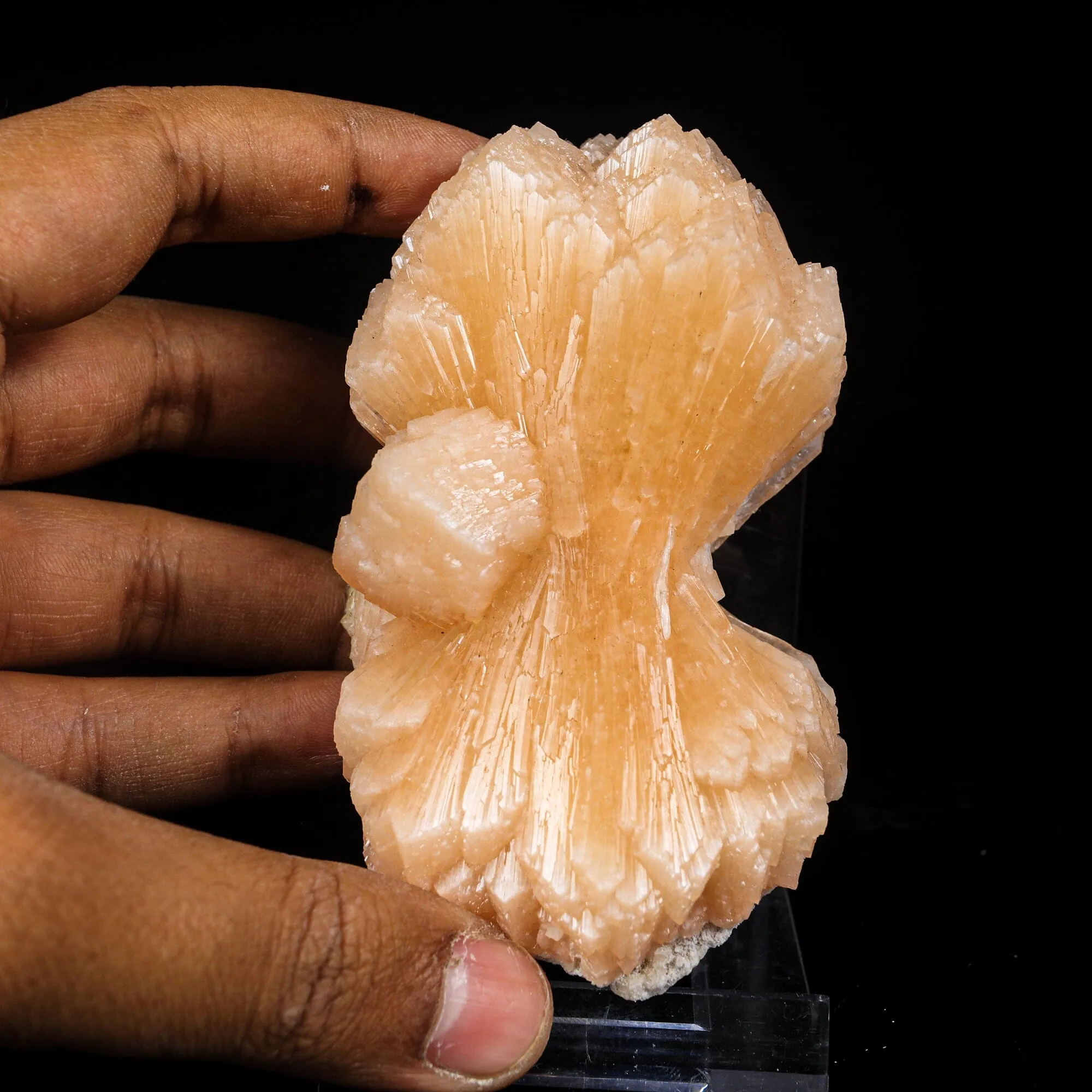 Stilbite Bow Natural Mineral Specimen - image 7