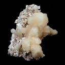 Stilbite Bow Shape Crystal on Heulandite Natural Mineral Specimen - image 3