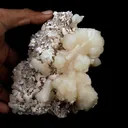 Stilbite Bow Shape Crystal on Heulandite Natural Mineral Specimen - image 2