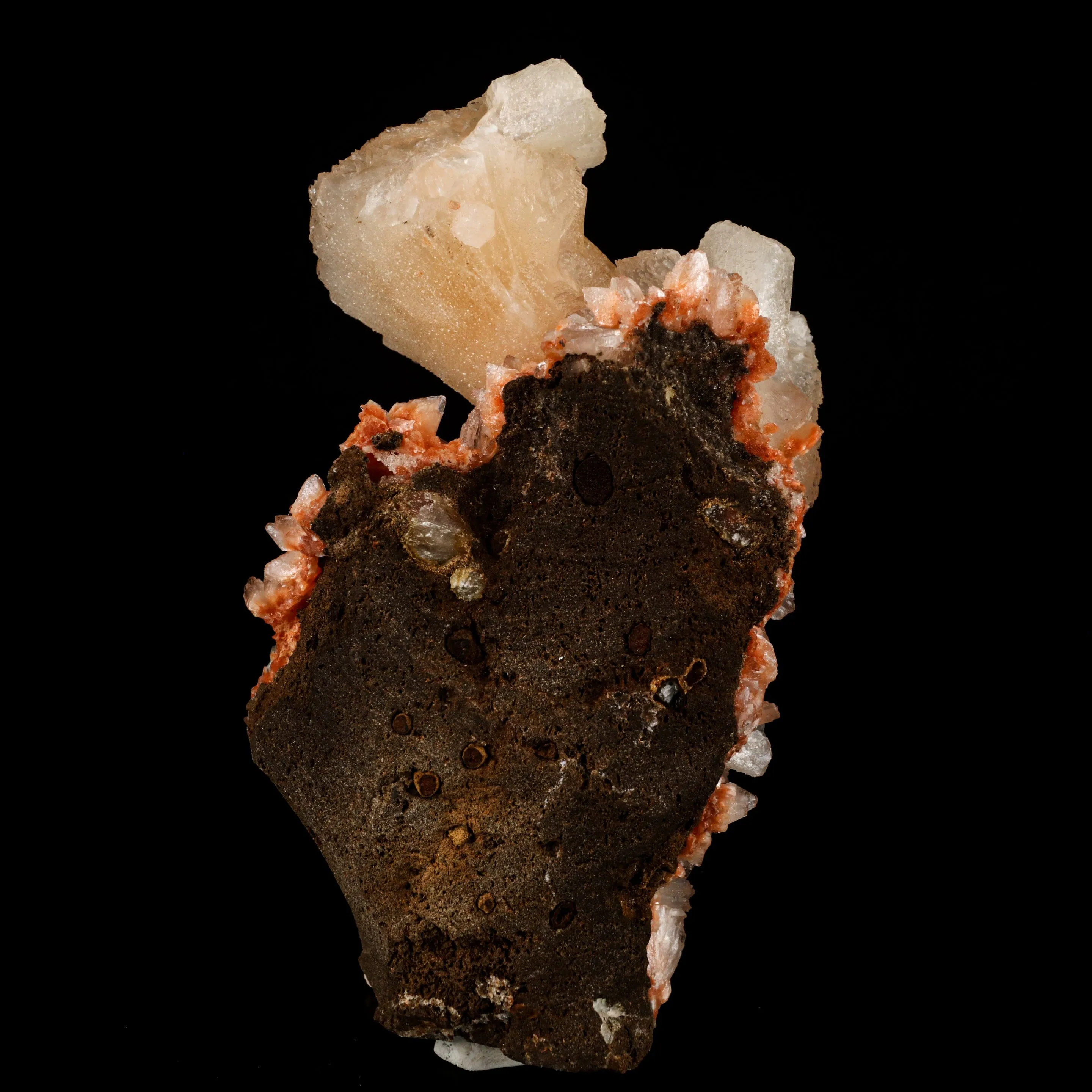 Stilbite 'Bow-Tie' on Heulandite Natural Mineral Specimen - image 5