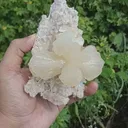 Stilbite 'Bow-Tie' on Heulandite Natural Mineral Specimen - image 5