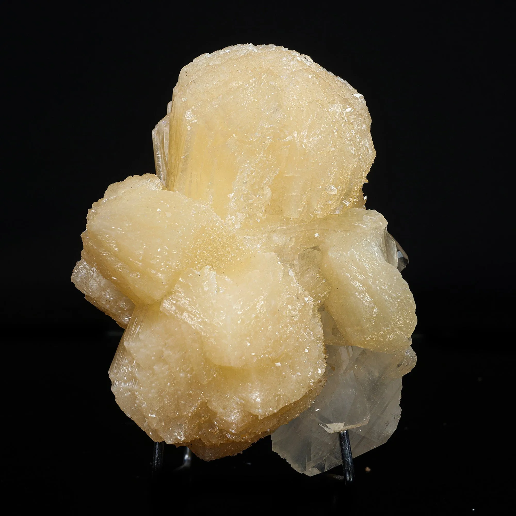 Stilbite bow with Apophyllite Natural Mineral Specimen - image 2