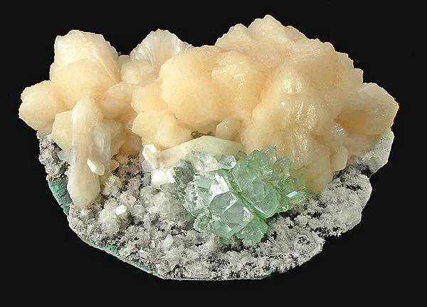 Stilbite-Ca, Apophyllite-(Kf) image