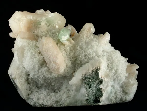 Stilbite-Ca, Apophyllite-(Kf), Quartz - image 2