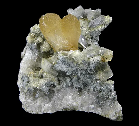 Stilbite-Ca, Babingtonite, Heulandite-Ca - image 2